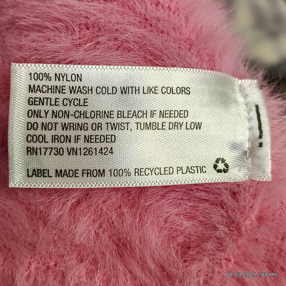 Wild Fable Womens Pink Fuzzy Crop Top Medium Spaghetti Straps Y2K Fairy Kawaii - Picture 6 of 8